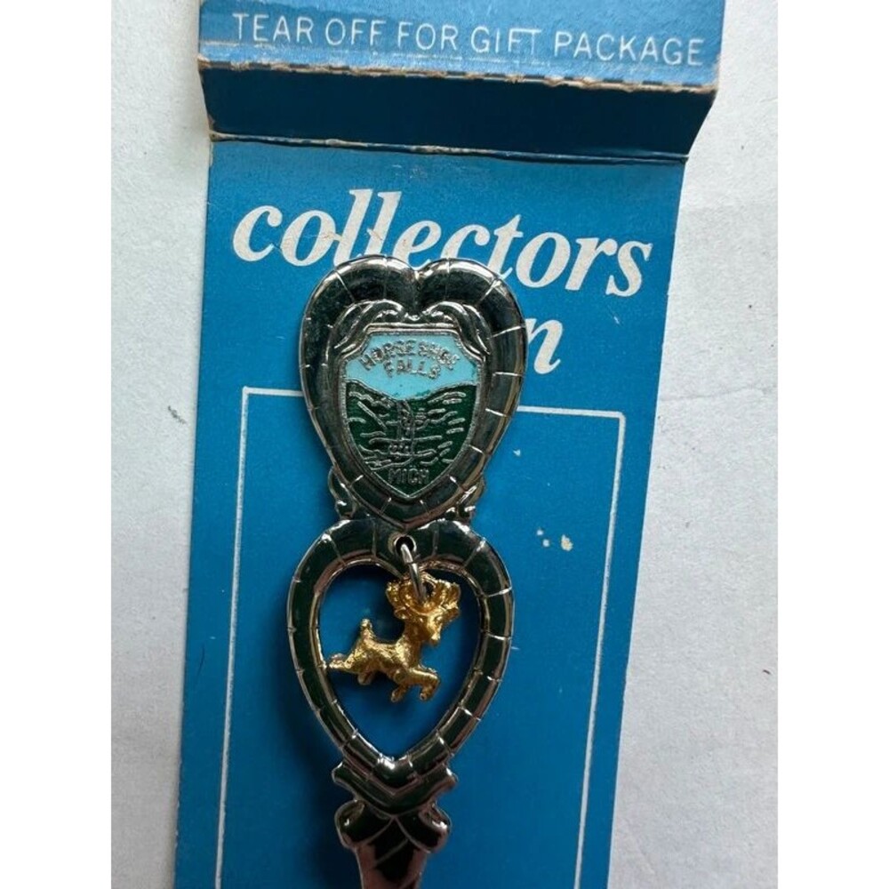 Michigan Horseshoe Falls collector spoon collectible